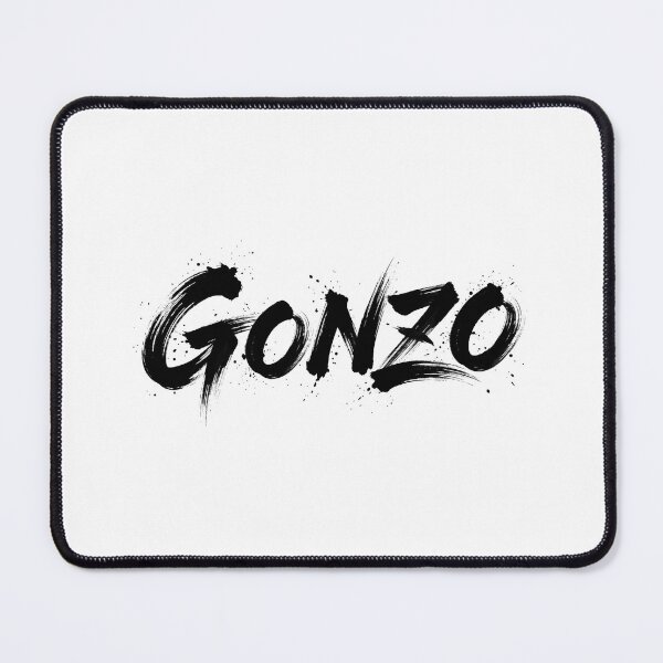 Item preview, Dynamic Japanese Brush Calligraphy: "GONZO" Black Ink Logo designed and sold by Zen Motif Japan.