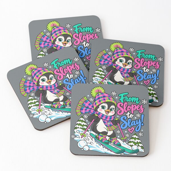Item preview, From Slopes to Slay! – Cute Skiing Penguin Winter Design designed and sold by Aimetoi.