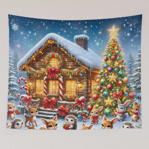 Item preview, Cozy Woodland Christmas designed and sold by Sybille-Yates.