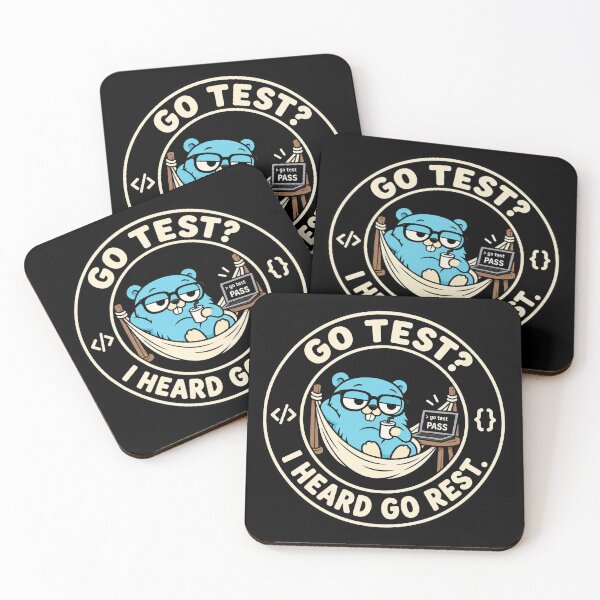 Item preview, Golang gopher mascot Go language Go test meme designed and sold by Olena Du.