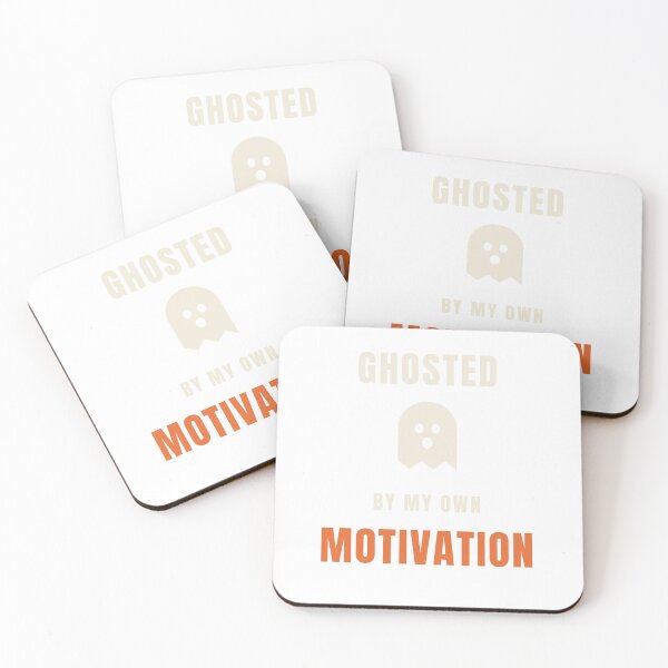 Item preview, Ghosted By My Own Motivation — Funny Halloween Ghost T-Shirt designed and sold by Floating Cow.