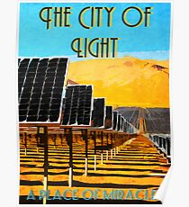 Die 100 - Vintage Travel Poster (Die Stadt des Lichts) Poster