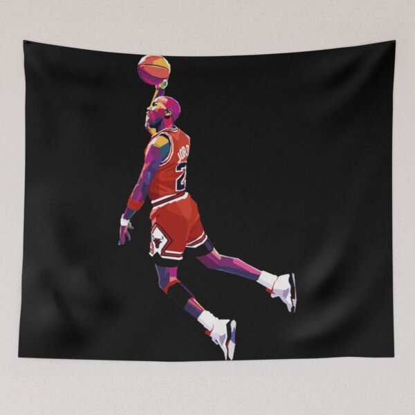 Item preview, Michael Jordan Retro Dunk Illustration designed and sold by fibiiistd.