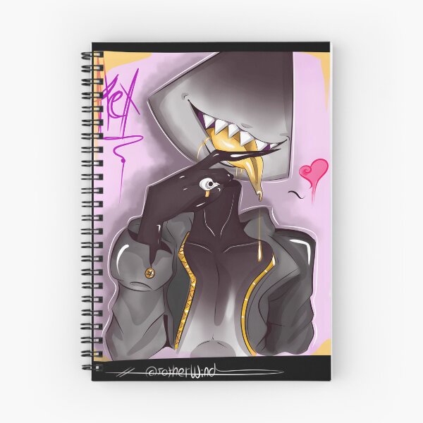 Item preview, Stylized Shark Character with Gold Dripping Tongue and Black Gloved Hand designed and sold by fibiiistd.