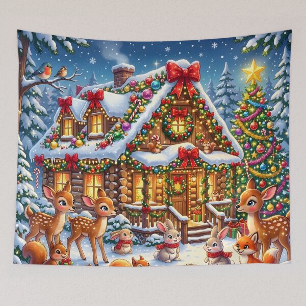 Item preview, Cozy Woodland Christmas designed and sold by Sybille-Yates.
