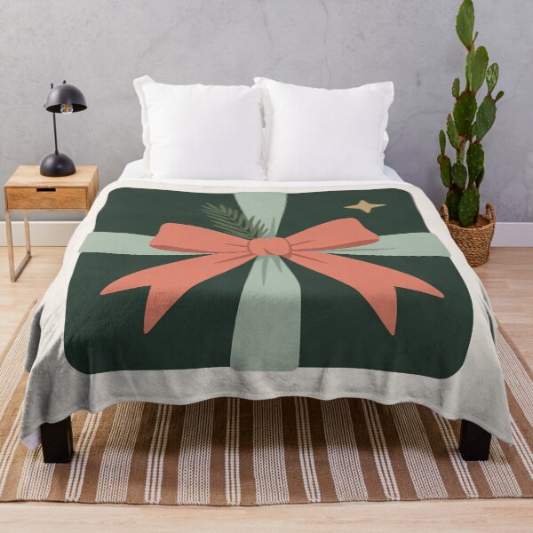 Item preview, Natural Christmas Gift Wrap Bow Illustration designed and sold by TrendMorphic.
