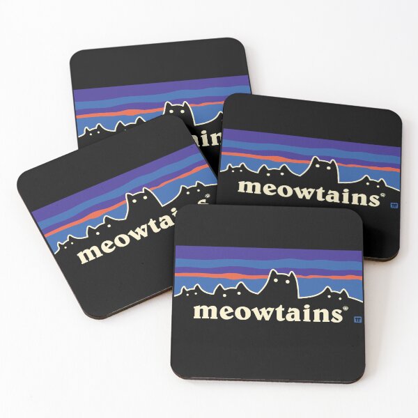 Item preview, Meowtains Cute Cat Mountains Outdoor  designed and sold by erion5k.