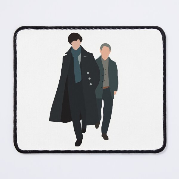 Item preview, Sherlock and Watson designed and sold by Inkbot3000.
