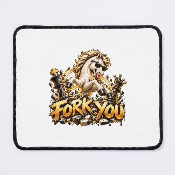 Item preview, Chess Knight Fork Funny designed and sold by smellypumpy.
