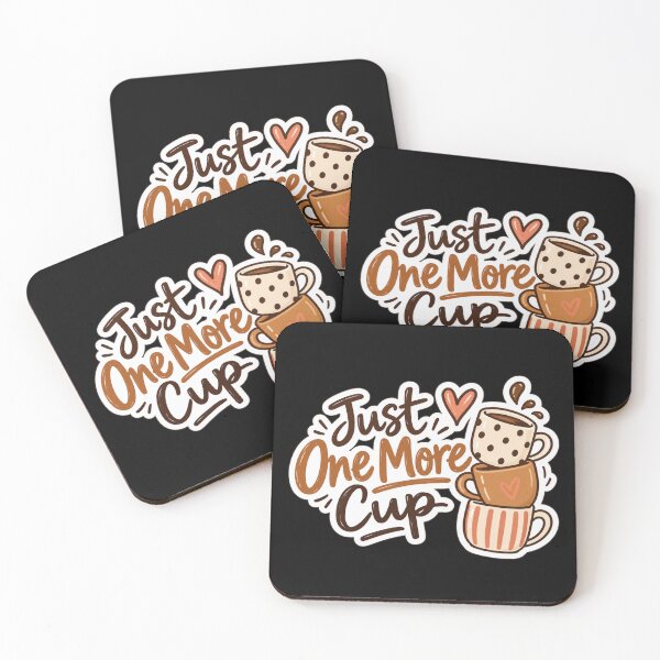 Item preview, Just One More Cup - Cute Coffee Mug Doodle designed and sold by DesignsDominus.