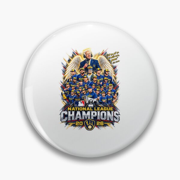 Item preview, Brewers 2026 National League Champions, Uecker Milwaukee Baseball Fan designed and sold by ElowenLockwood.