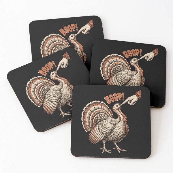 Item preview, Funny Turkey Boop Vintage Woodcut Thanksgiving Farm Animal Graphic designed and sold by JpShop10.