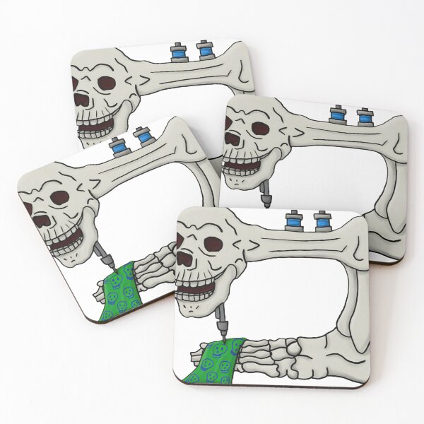 Item preview, Macabre Skeletal Sewing Machine designed and sold by paul-arao.