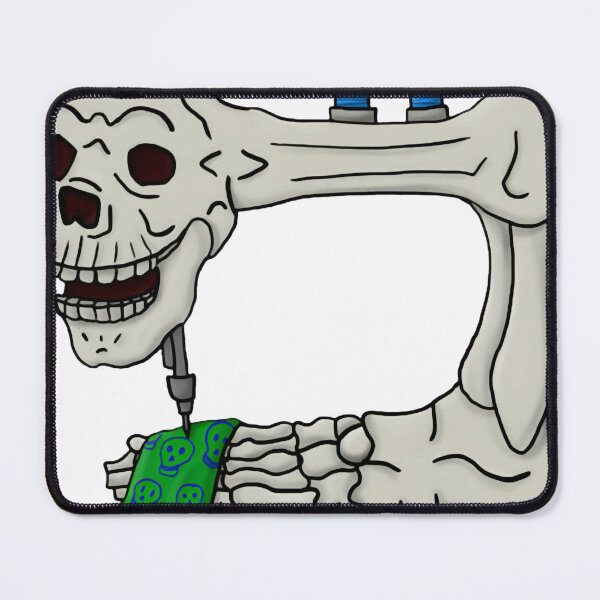 Item preview, Macabre Skeletal Sewing Machine designed and sold by paul-arao.