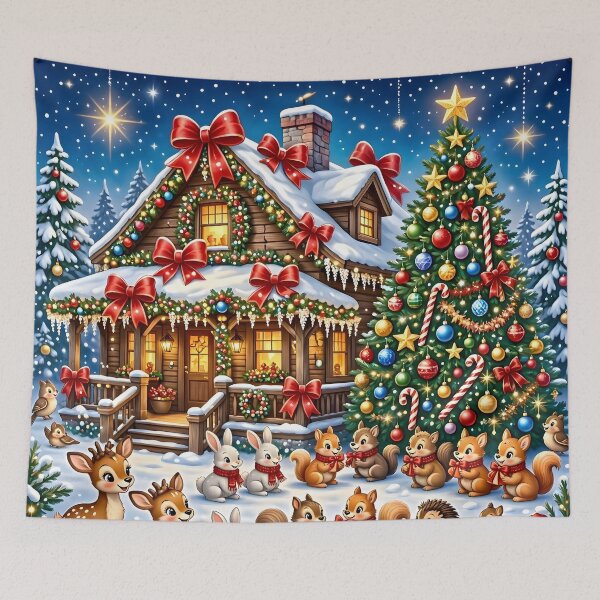 Item preview, Cozy Woodland Christmas designed and sold by Sybille-Yates.