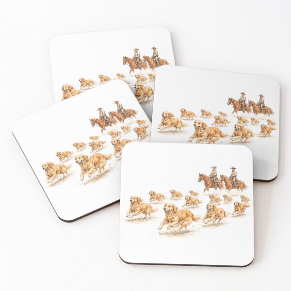 Item preview, Western Cowboy Running Dog Breeds  designed and sold by Lecalciro.
