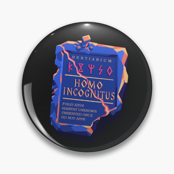 Item preview, Homo Incognitus Bestiary Stone Tablet | Fantasy Lore Art designed and sold by Allohar.