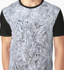 Abstract Ice Texture Graphic T-Shirt