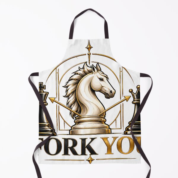 Item preview, Chess motif knight fork designed and sold by smellypumpy.