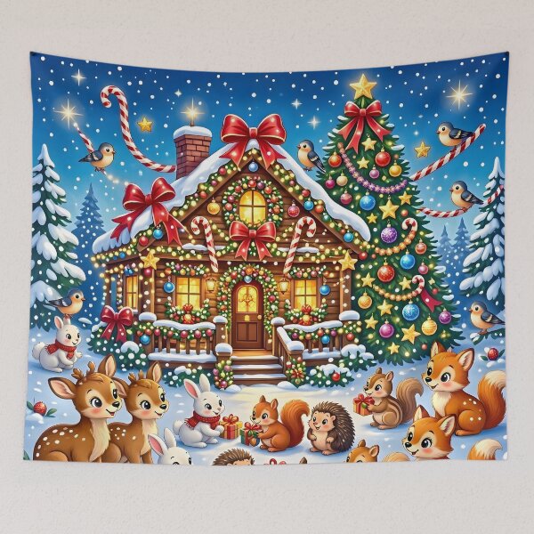 Item preview, Cozy Woodland Christmas designed and sold by Sybille-Yates.