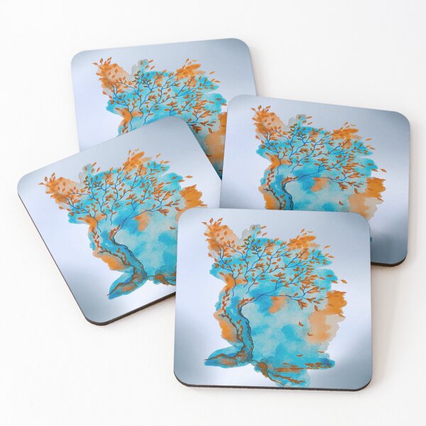 Item preview, Watercolor Tree in Autumn designed and sold by therootsofV.