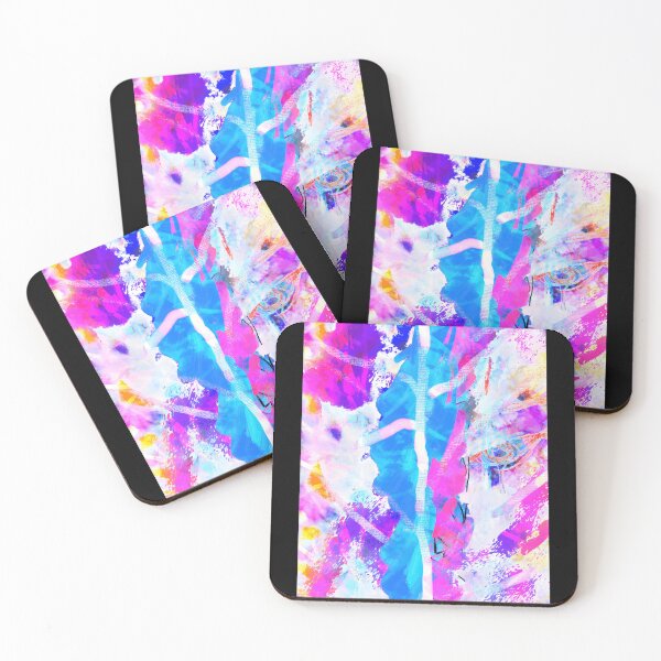 Item preview, Abstract Colorful Expressionism with Blue and Pink Hues designed and sold by Baby-Care.