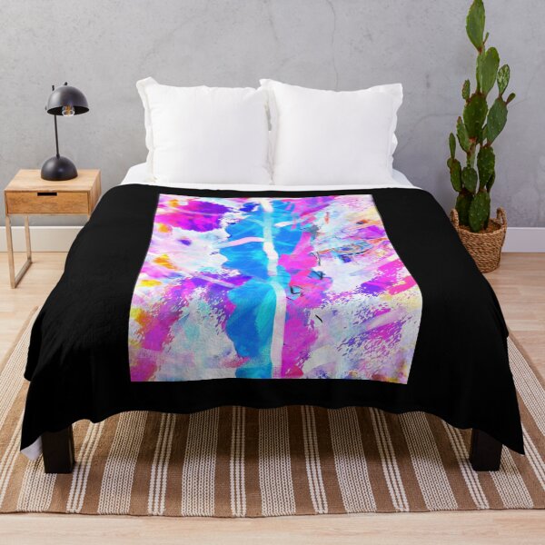 Item preview, Abstract Colorful Expressionism with Blue and Pink Hues designed and sold by Baby-Care.