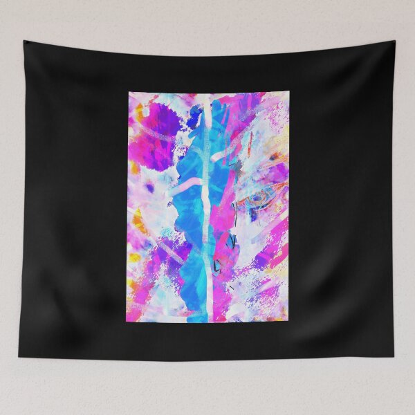 Item preview, Abstract Colorful Expressionism with Blue and Pink Hues designed and sold by Baby-Care.