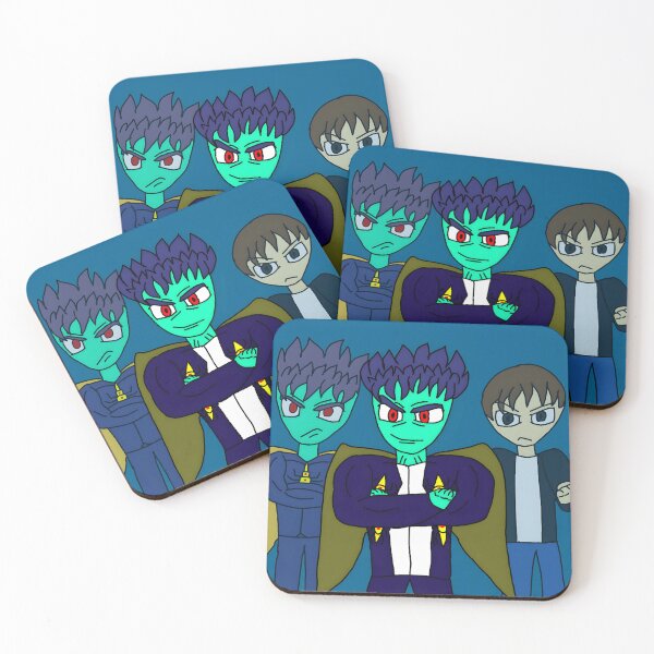 Item preview, Anime Style Trio with Capes and Intense Expressions designed and sold by TomatiLove.