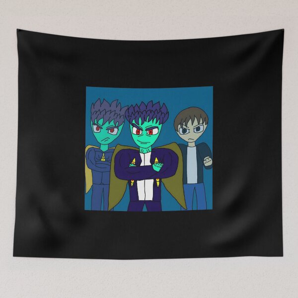 Item preview, Anime Style Trio with Capes and Intense Expressions designed and sold by TomatiLove.