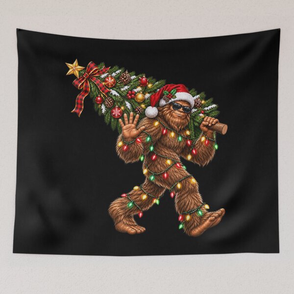 Item preview, Christmas Forest Creature Carrying a Decorated Tree designed and sold by Capisedo.
