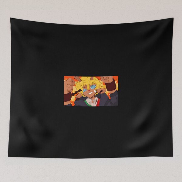 Item preview, Determined Anime Character With Curly Blonde Hair and Bandage designed and sold by Baby-Care.