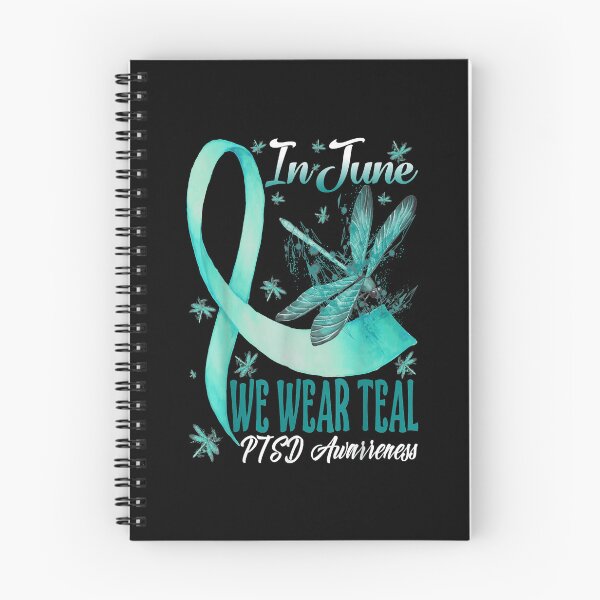 Item preview, In June We Wear Teal Ptsd Awareness designed and sold by Laddyndust.