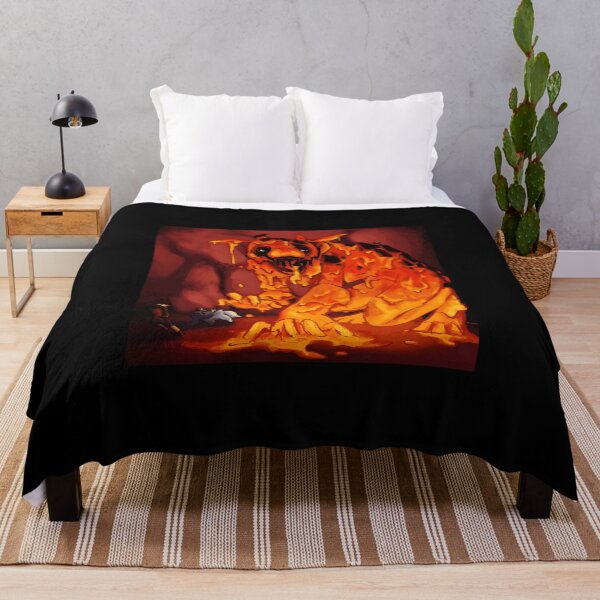 Item preview, Molten Lava Beast Fantasy Illustration designed and sold by TomatiLove.