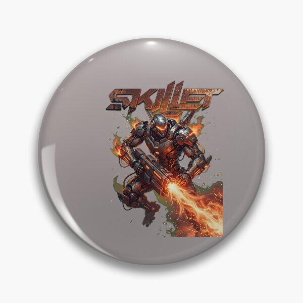 Item preview, SKILLET Logo Metallic Flame Graphic Wear-51 designed and sold by ClaudiaKamm.