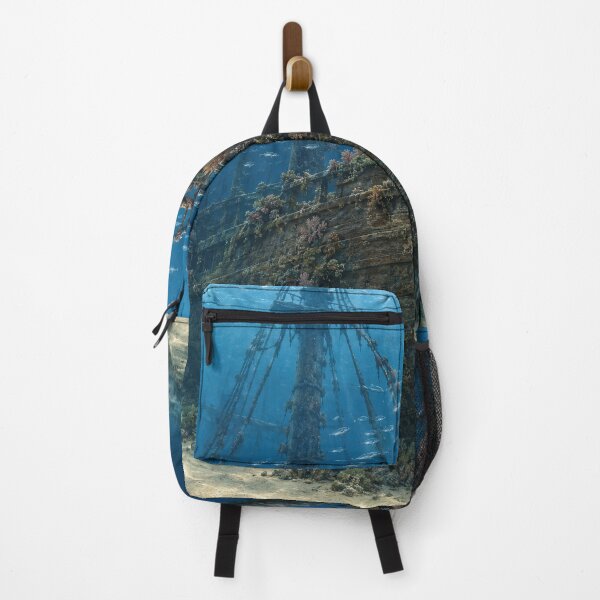 Item preview, The Wreck — Sunken Sailing Ship on the Seabed, Underwater Maritime Art designed and sold by mushizaman.