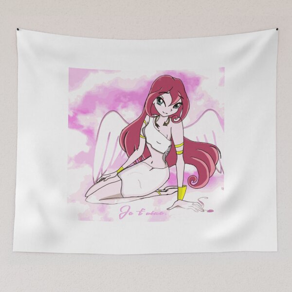 Item preview, Pink Haired Angel in Clouds designed and sold by HoldenSalazar.