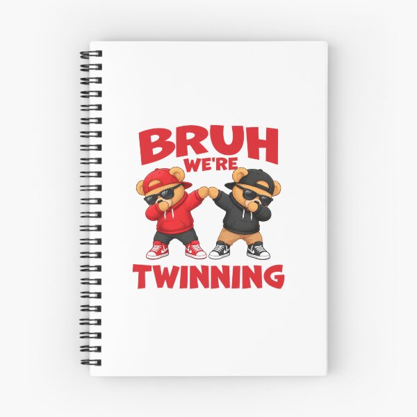 Item preview, Bruh We're Twinning Teddy Bear Twin Day designed and sold by amberwell-snake.