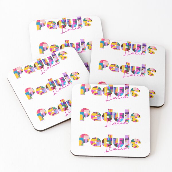 Item preview, Padule, Cascia, Italy, Italia, colorful typography design for travellers designed and sold by Wanderful-roads.