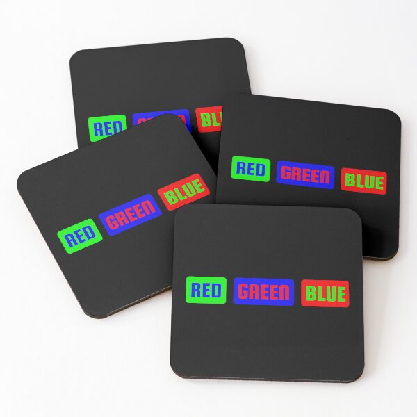Item preview, RGB Color Names Typography Red Green Blue Design designed and sold by Detroja Typography.