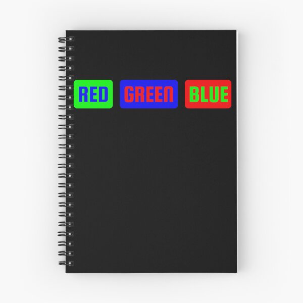 Item preview, RGB Color Names Typography Red Green Blue Design designed and sold by Detroja Typography.