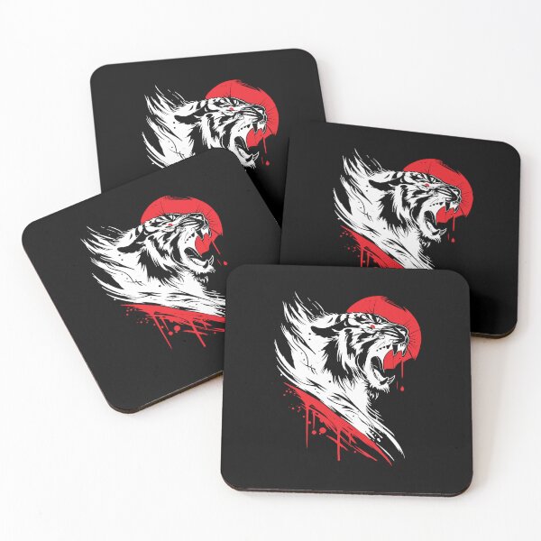 Item preview, Fierce Roaring Tiger Red Sun Japanese Art designed and sold by Minem39.