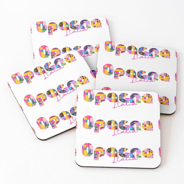 Item preview, Opagna, Cascia, Italy, Italia, colorful typography design for travellers designed and sold by Wanderful-roads.