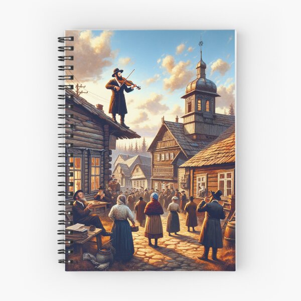 Item preview, Fiddler on the Roof Jewish Violinist Shtetl Art designed and sold by Kiwi Bond.