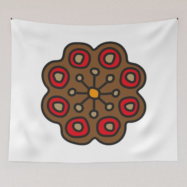 Item preview, Vibrant Orbital Mandala Art-Brown designed and sold by GrafecShop.
