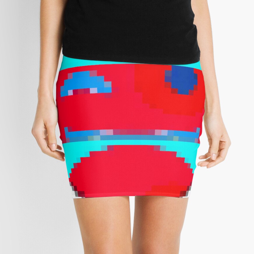 Sticky Emojii 15 by RootCat Mini Skirt