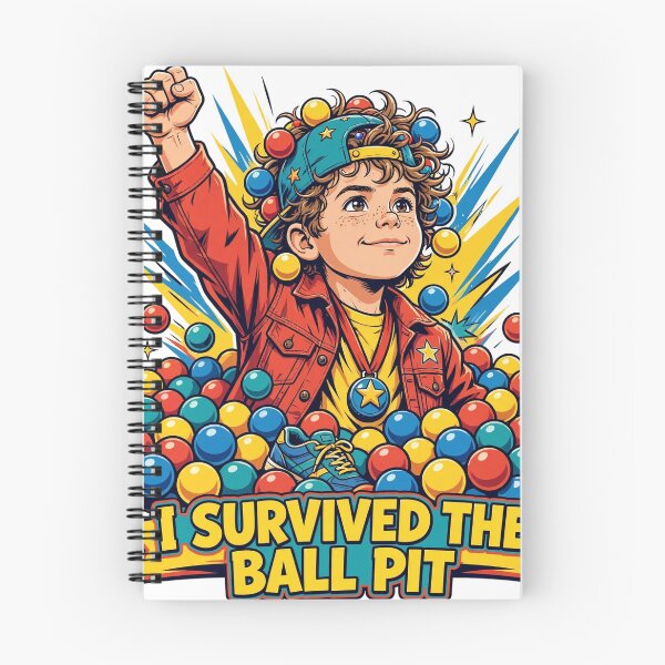 Item preview, I Survived The Ball Pit Funny Gen X T-Shirt designed and sold by Hearth & Hue.