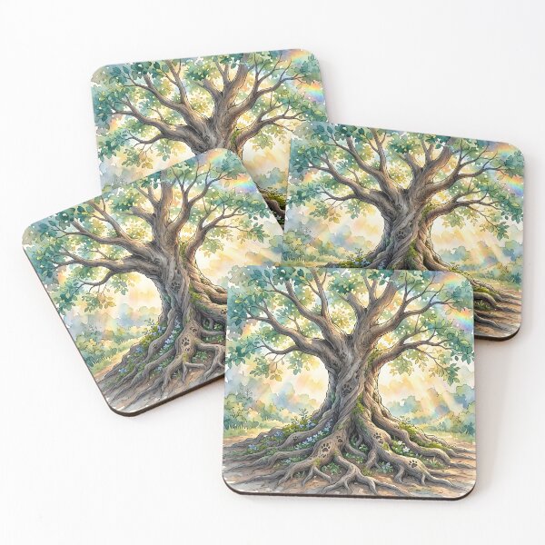 Item preview, Tree of Life Paw Prints designed and sold by Sybille-Yates.