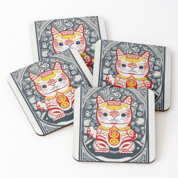 Item preview, Lucky Maneki-neko Cat Art designed and sold by iris-festival.