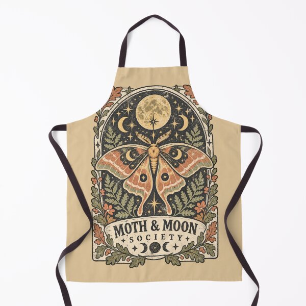 Item preview, Moth & Moon Society – Celestial Lunar Moth Witchy Art designed and sold by Blanczet.